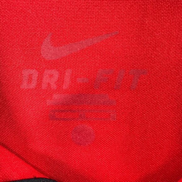 Nike Georgia Bulldogs Polo Shirt Men’s Large Red Gray Dri-Fit Dawgs UGA - Picture 3 of 10